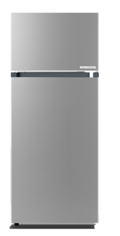 INTERCOOL Δίπορτο Ψυγείο Silver 206lts