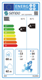 Sendo HeroXS SHP-022HXSP3 Αντλία Θερμότητας 22kW Τριφασική 75°C Monoblock
