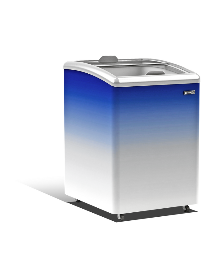 SandenIntercool Καταψύκτης με Τζάμι 145lts